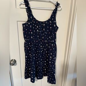 Blue flower dress